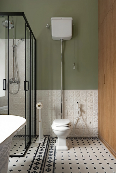 Не только плитка: 5 эффектных идей для отделки ванной из проектов профи