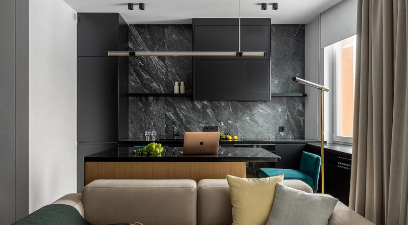 Где разместить обеденную зону в однушке? 6 приемов из российских проектов